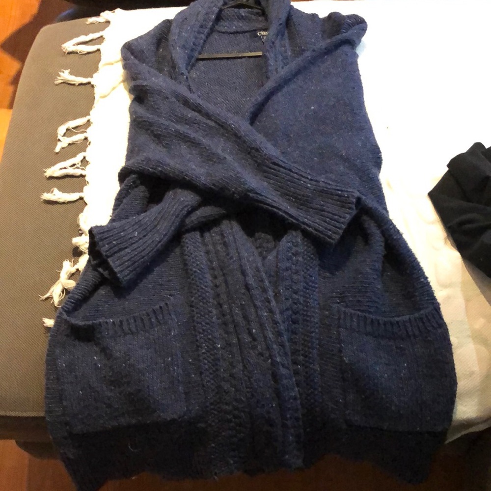 Champs- Blue knit cardigan